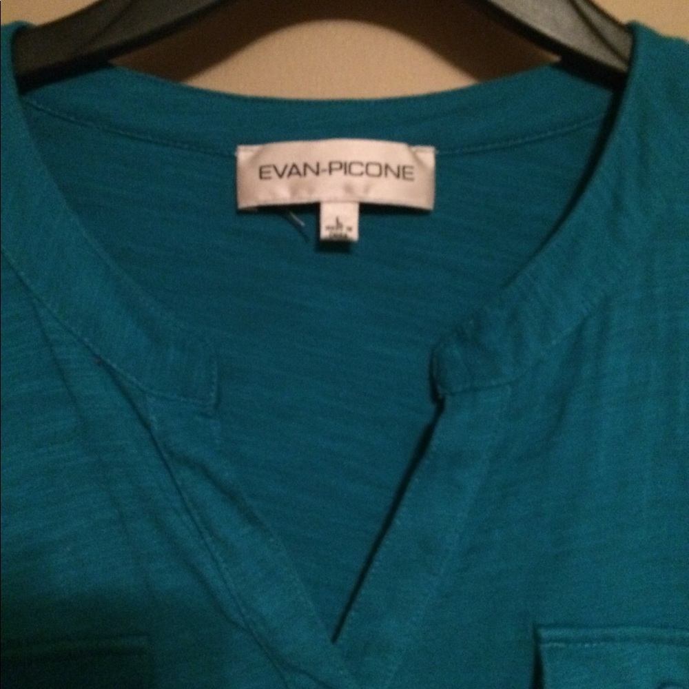 Teal Evan Picone top